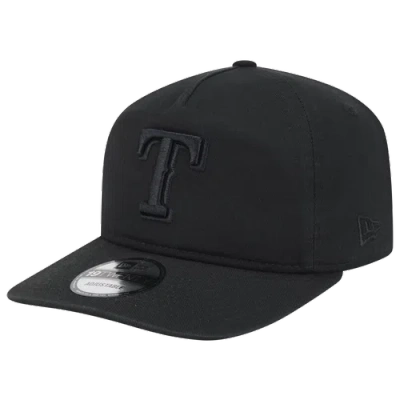 New Era Texas Rangers  Rangers Core 19twenty Cap In Black/black/black