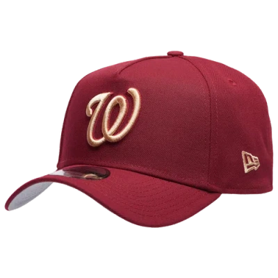 New Era Washington Nationals  Nationals 940 A Frame Cap In Red