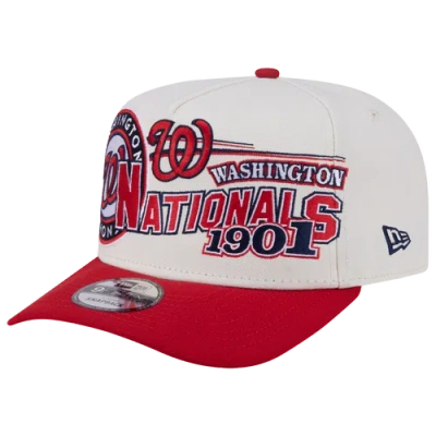 New Era Washington Nationals  Nationals 9fifty A-frame Classic Cap In Red/white