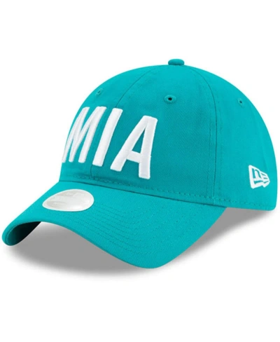 New Era Women's  Aqua Miami Dolphins Hometown 9twenty Adjustable Hat