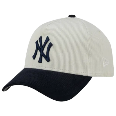 New Era Yankees 9forty 2t A Frame Adjustable Hat In Navy/white
