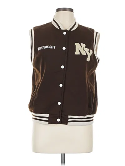 Pre-owned New Look Vest In Brown