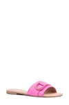 New York And Company Nadira Slide Sandal In Hot Pink
