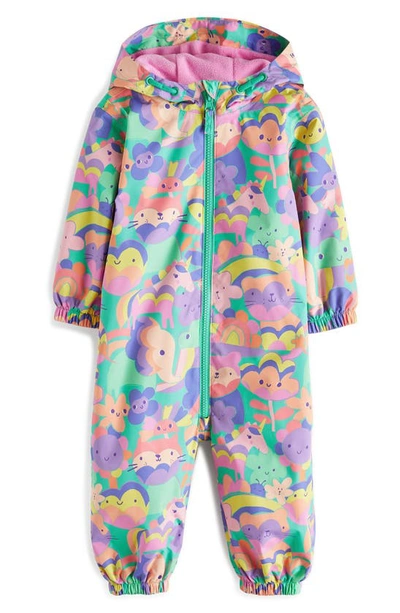 Next Kids' Character Waterproof Puddle Suit In Pink Multi