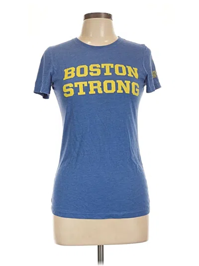 Pre-owned Next Level Apparel Short Sleeve T-shirt In Blue