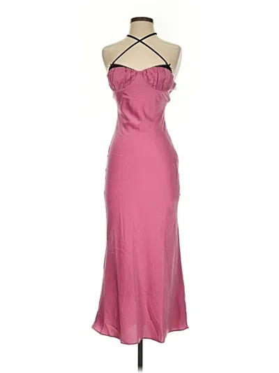 Pre-owned Nia Cocktail Dress In Pink
