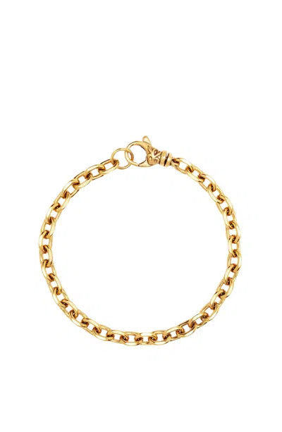 Nialaya 4mm Cable Chain Bracelet In Gold
