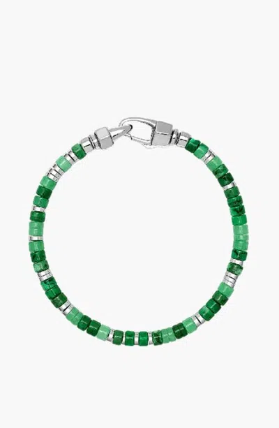 Nialaya Aventurine Heishi Bracelet In Multi