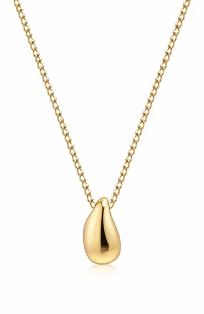 Nialaya Gold Drop Pendant Necklace