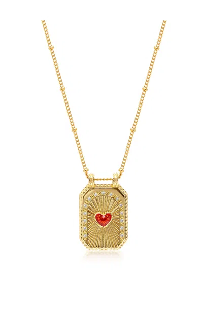 Nialaya Gold Heart Pendant Necklace