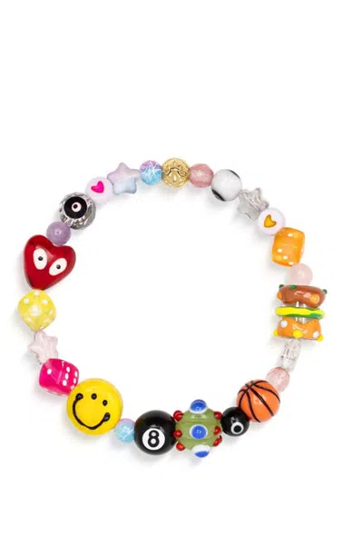 Nialaya Happy Life Beaded Bracelet In Multi