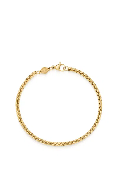 Nialaya Mini Box Chain Bracelet In Gold