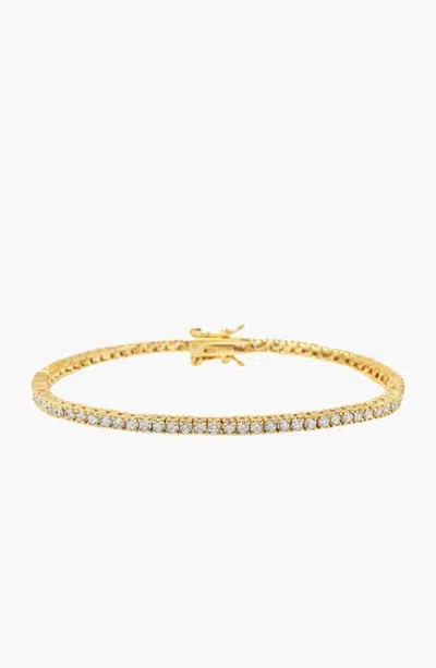 Nialaya Mini Cubic Zirconia Tennis Bracelet In Multi