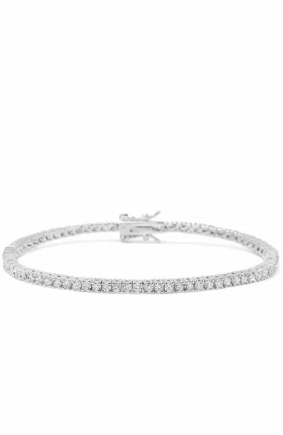 Nialaya Mini Tennis Bracelet In Silver