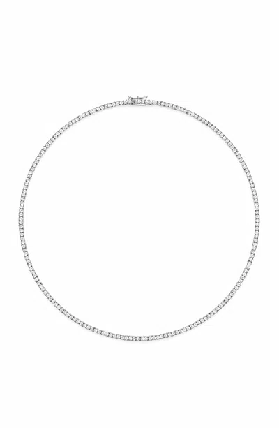 Nialaya Mini Tennis Choker In Metallic