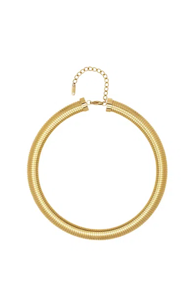 Nialaya Stretch Choker In Gold