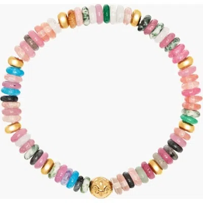 Nialaya Tourmaline Wristband In Multi