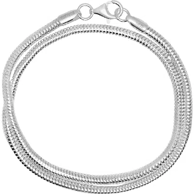 Nialaya Wrap Around Chain Bracelet In Metallic