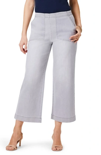 Nic + Zoe All Day Wide Leg Crop Jeans In Mercury