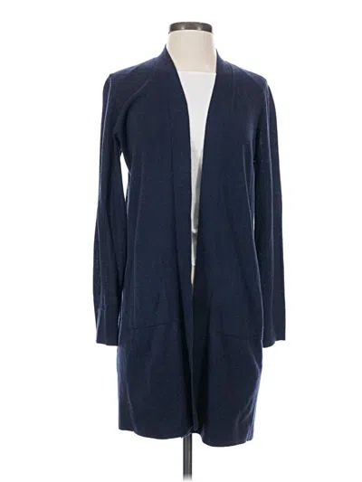 Pre-owned Nic + Zoe Cardigan Sweater In Blue
