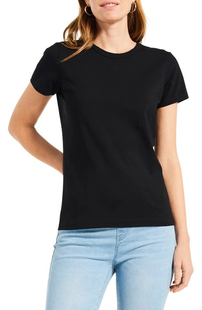 Nic + Zoe Perfect Crewneck T-shirt In Black Onyx