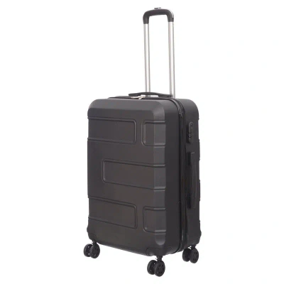 Nicci 24" Medium Size Luggage Deco Collection In Black
