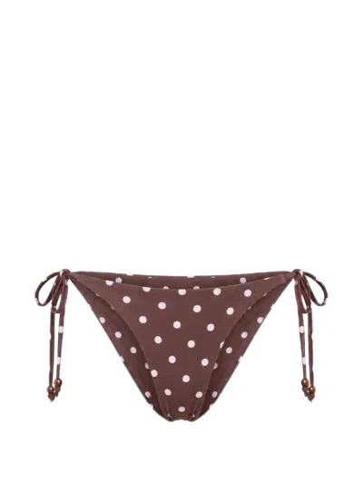 Nicholas Camilla Bikini Bottoms In Brown