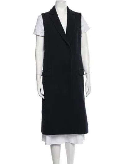Pre-owned Nicholas Wool Coat In Black