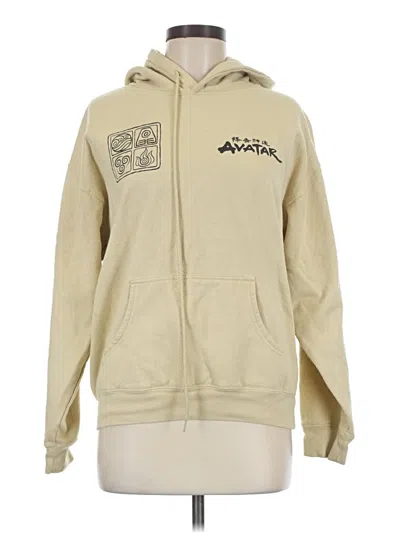 Pre-owned Nickelodeon Pullover Hoodie In Tan
