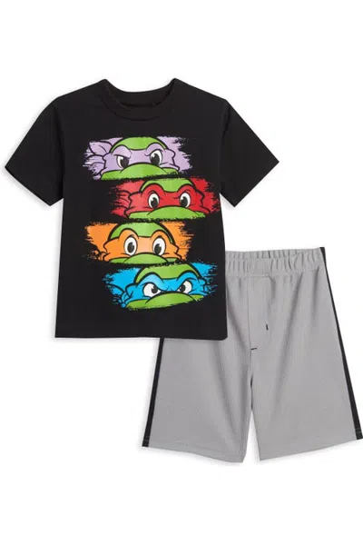 Nickelodeon Teenage Mutant Ninja Turtles 2-piece T-shirt And Shorts Set In Black