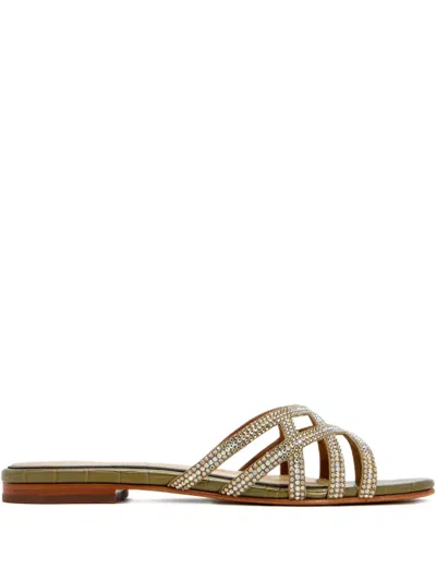 Nicoli Zuri Embellished-strap Sandals In Multi
