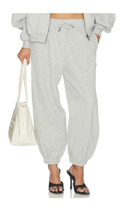 Niihai Cover Track Pant In Grey Marl