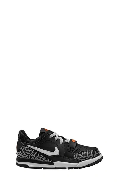 Nike Kids' Air Jordan Legacy 312 Low Sneaker In Black/ White/ Grey/ Orange