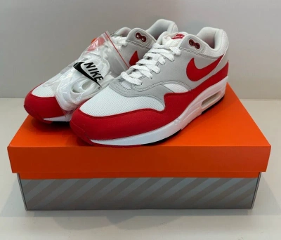 Pre-owned Nike Air Max 1 Og Anniversary 2017 Size 10.5 Rare Retro Authentic Red Ds
