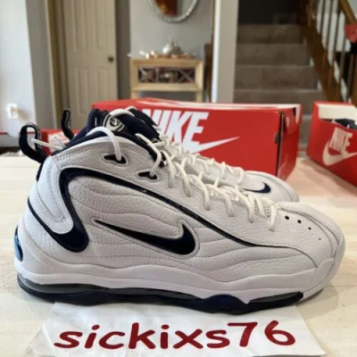 Pre-owned Nike Air Total Max Uptempo 'midnight Navy' Sz 7.5-15/eur 40.5-49.5 [cz2198 100] In White/midnight Navy-white