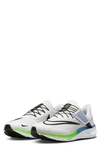 Nike Air Zoom Pegasus 39 Flyease Running Shoe In Platinum/black/white
