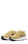 Nike Air Zoom Pegasus 39 Running Shoe In Gold Dust/ White/ Black