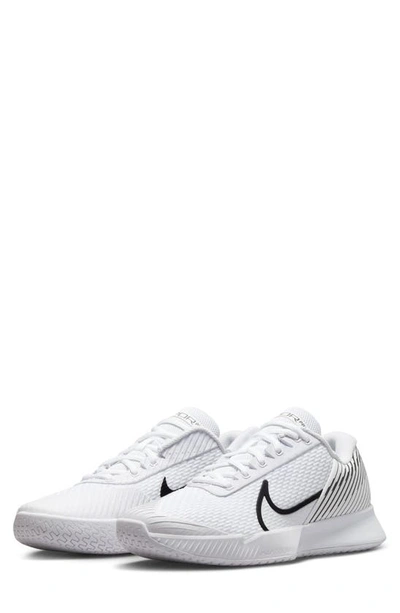 Nike Air Zoom Vapor Pro 2 Tennis Shoe In White/ White