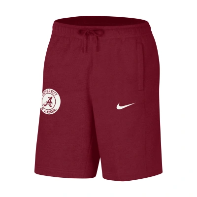 Nike Alabama  Men's College Shorts In Red