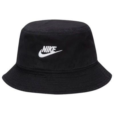 Nike Apex Bucket Sq Fut Wash L In Black/white