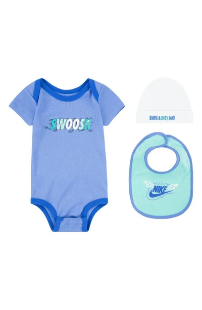 Nike Babies' Art Of Play Layette Set In Blue