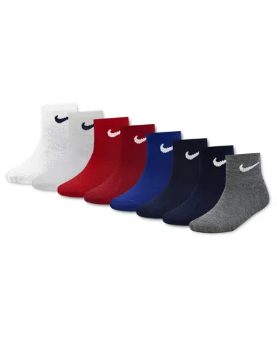 Nike Kids' Boys' And Girls' 4-5 Ankle Socks, 8-pack In Multi