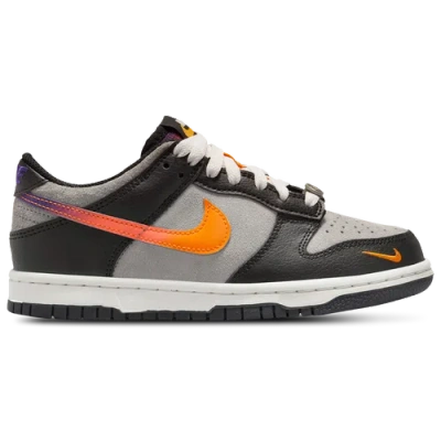 Nike Kids' Boys  Dunk Low In Grey/purple/orange