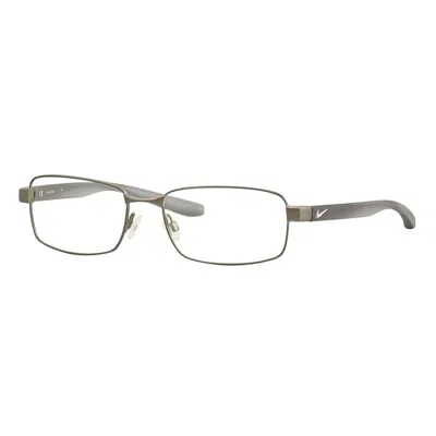 Nike Brushed Gunmetal Mini Eyeglasses In Gray