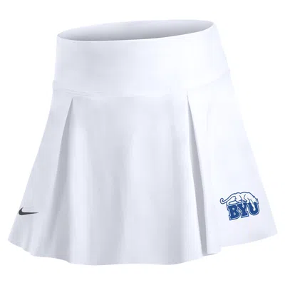 Nike Byu Cougars Club  Women's Fleece Skirt In White
