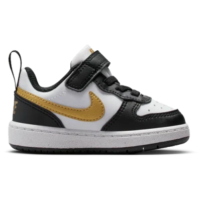 Nike Court Borough Low Recraft In Black/mtlc Gold/black