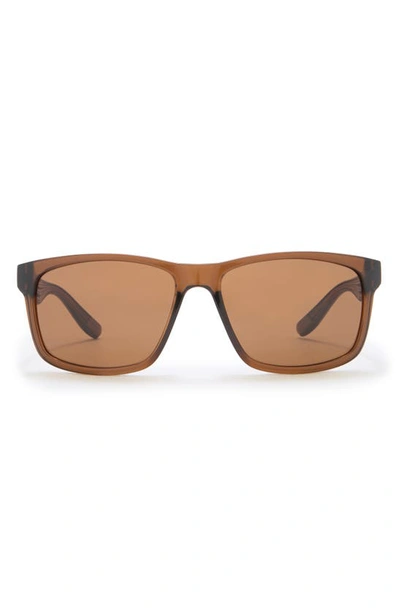 Nike Cruiser 59mm Square Sunglasses In Oak Brown