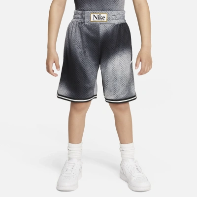 Nike Culture Of Basketball Printed Shorts Little Kids Shorts In Gray