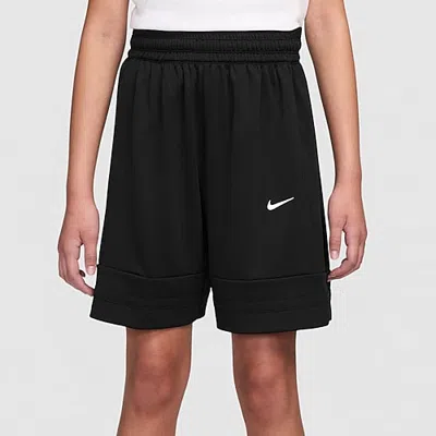 Nike Dri-fit Big Kid Unisex Basketball Short In Black
