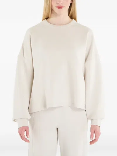 Nike Dropped-shoulder Sweater In White